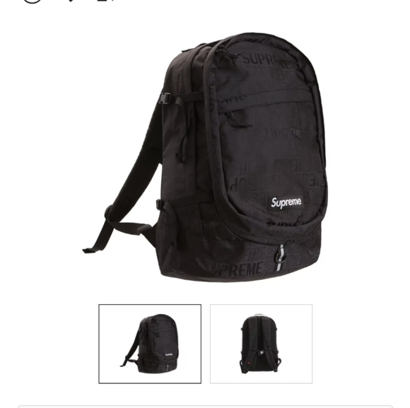 Ss19 Supreme backpack
